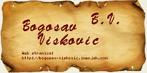 Bogosav Višković vizit kartica